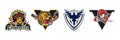 QMJHL season 2022-2023. Central Division, Western Conference, Canada, Sherbrooke Phoenix, Shawinigan Cataractes, Drummondville Royalty Free Stock Photo