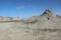 Qobustan mud volcanoes, geology volcano azerbaijan Royalty Free Stock Photo