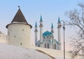 Qolsharif Mosque in Kazan Kremlin, Russia Royalty Free Stock Photo