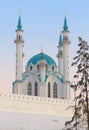 Qolsharif Mosque in Kazan Kremlin, Russia Royalty Free Stock Photo