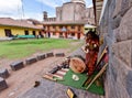 Qorikancha- The Inca temple of the sun -view from the outside Cusco -Peru 93