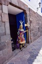 Qorikancha- The Inca temple of the sun -view from the outside- Cusco -Peru 106