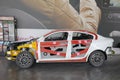 Qoros car display internal structure, adobe rgb Royalty Free Stock Photo