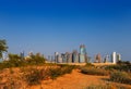 QP District, Situated in the West Bay area of Doha, Qatar Royalty Free Stock Photo