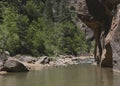 North Fork of the Virgin River, Zion National Park, Utah Royalty Free Stock Photo