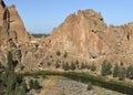 The Crooked River, Smith Rock State Park, Oregon Royalty Free Stock Photo