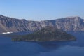 Wizard Island, Crater Lake National Park, Oregon Royalty Free Stock Photo