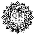 QR code abstract pattern