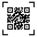 Qr code in abstract style. Smartphone scan. Qr code scan icon. Vector illustration. stock image. Royalty Free Stock Photo