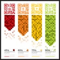 QR Code Business Infographics Banner And Background