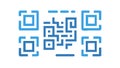 QR Code Data Transfer and Exchange Icon, vector design Generative AI Royalty Free Stock Photo