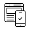 Qr code generator Isolated Vector icon which can easily modify or edit
