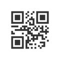 QR code icon. Template of quick responce matrix barcode. Mobile phone camera readable digital label with info data