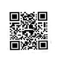 Qr-code isolated on transparency background. Royalty Free Stock Photo