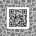 Qr code on the qr codes background