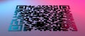 A QR code Quick Response code is a type of matrix barcode or two-dimensional barcode.