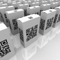 QR Codes on Product Boxes for Scanning Information
