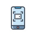 QR Scanner Icon for Data Access