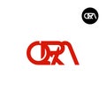 QRA Logo Letter Monogram Design Royalty Free Stock Photo
