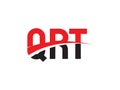 QRT Letter Initial Logo Design Vector Illustration Royalty Free Stock Photo