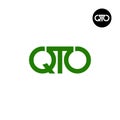 QTO Logo Letter Monogram Design Royalty Free Stock Photo