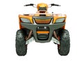 Quad bike isolated