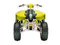 Quad bike isolated