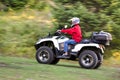 Quad bike racing Royalty Free Stock Photo