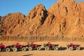 Quad bike safari trip into desert in Egypt