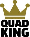 Quad King with crown