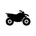 a quad motorcycle Royalty Free Stock Photo
