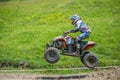 Quad racer Royalty Free Stock Photo