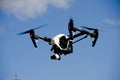 Quadcopter drone flying near Poo Poo Point summit