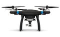 Quadcopter drone with 4K video and photo camera Royalty Free Stock Photo