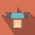 Quadcopter flat icon