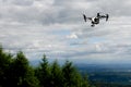 Quadcopter flying near Poo Poo Point summit