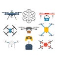 Quadcopter vector set.