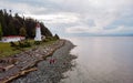 Quadra Island old historical lighthouse at Cape Mudge Vancouver Island, Canada,