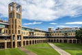 The Quadrangle with surrounding campus buildings and environment