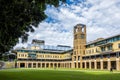 The Quadrangle with surrounding campus buildings and environment