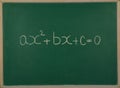 The Quadratic Formula. Royalty Free Stock Photo