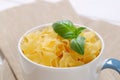 Quadretti - square shaped pasta Royalty Free Stock Photo