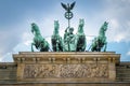 Germany, Berlin, Quadriga of the Brandenburg Gate