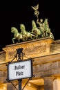 Quadriga on Brandenburg Gate, Berlin, Germany