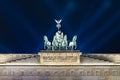 Quadriga Brandenburg Gate at night