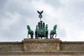 Quadriga, by Johann Gottfried Schadow in 1793, on top of the Brandenburg Gate