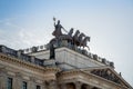 Quadriga Sculpture on top of Brunswick Residence Palace - Braunschweig, Lower Saxony, Germany