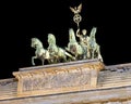 The Quadriga on top of the Brandenburger Tor Royalty Free Stock Photo