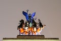 The Quadriga at the top of the Wellington Arch in London, UK.