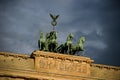 Quadriga of Victory, Brandenburg Gate Royalty Free Stock Photo